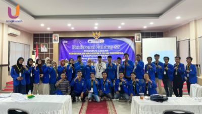 POTRET. Sesi foto bersama usai dilaksanakannya Konfercab XX PC PMII Sumenep periode 2025-2026 beberapa waktu lalu, (Dok. Ury/Rangkuman.net) 