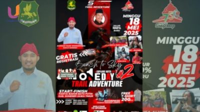 FOTO: Pamflet Adventure Trail 2025, yang akan di gelar di Pantai Badur,(Dok. Istimewa/Rangkuman.net)