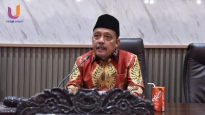 POTRET. Ketua DPRD Sumenep, H. Zainal Arifin saat memimpin rapat di Gedung DPRD Setempat, (Dok.Ury/Rangkuman.net) 