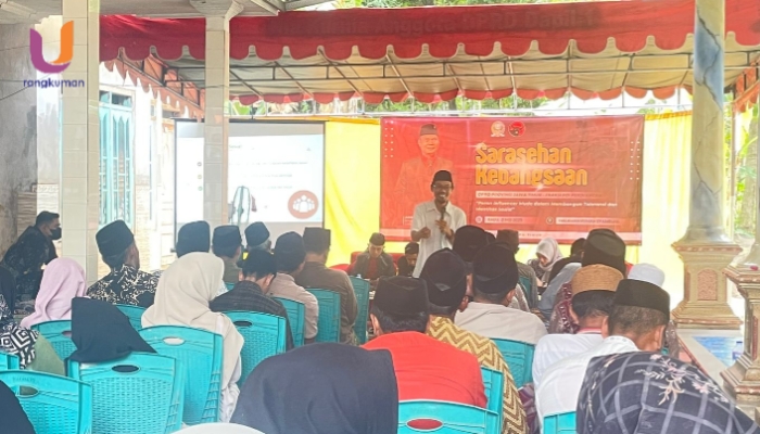 POTRET. Peserta mengikuti Serasehan Kebangsaan bertema “Peran Influencer Muda dalam Membangun Toleransi dan Identitas Sosial” yang digagas oleh Mas Abrari, Rabu 22/05, (Dok. Istimewa/Rangkuman.net)