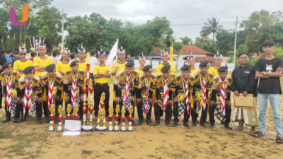 POTRET. Salahsatu regu Pramuka peserta Perkemahan Temu Akrab dan Persahabatan (Perantas) XII tingkat Penggalang Regional Jawa Timur (Dok. Istimewa/Rangkuman.net) 