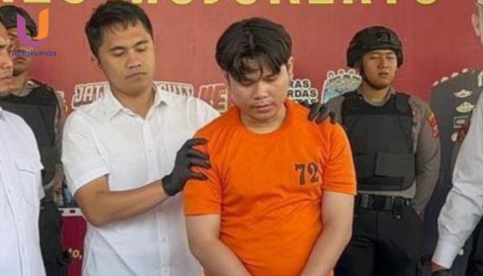 POTRET. Alvi Maulana saat Dihadirkan di Jumpa Pers, (Dok. Istimewa/Rangkuman.net)