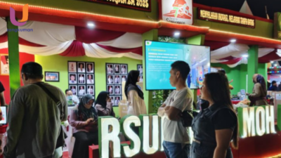 POTRET. Stand RSUD Sumenep di Even MCF 2025 (Dok. Istimewa/Rangkuman.net) 
