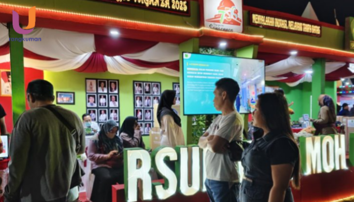 POTRET. Stand RSUD Sumenep di Even MCF 2025 (Dok. Istimewa/Rangkuman.net)