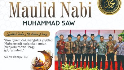 POTRET. Famplate Pengurus LBH Achmad Madani Putra dan Rekan-Rekan saat peringatan Maulid Nabi Muhammad SAW. (Dok. Istimewa/Rangkuman.net) 