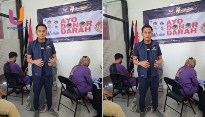 HUT ke-14, NasDem Sumenep Tebar Semangat Kemanusiaan Lewat Donor Darah