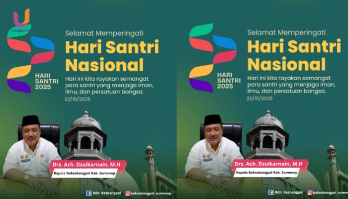 Kepala Bakesbangpol Sumenep: Santri Garda Terdepan Penjaga Iman dan Persatuan Bangsa