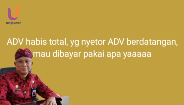 POTRET. Status WhatsApp Kepala Disbudporapar Sumenep, Moh Iksan, yang viral di kalangan media lokal. (Rangkuman.net)