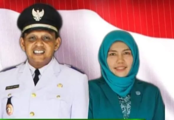 POTRET. Kepala Desa Galis Akhmad Syafri Wiarda, beserta istri F, (Istimewa/Rangkuman.net)