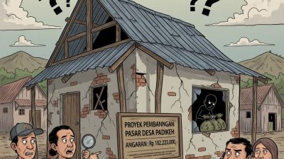 ILUSTRASI: Pasar Desa Padikeh Diduga Tak Sesuai Spek, Anggaran Rp 182 Juta Dipertanyakan (Rangkuman.net)